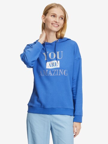 Cartoon Sweatshirt in Blue: front