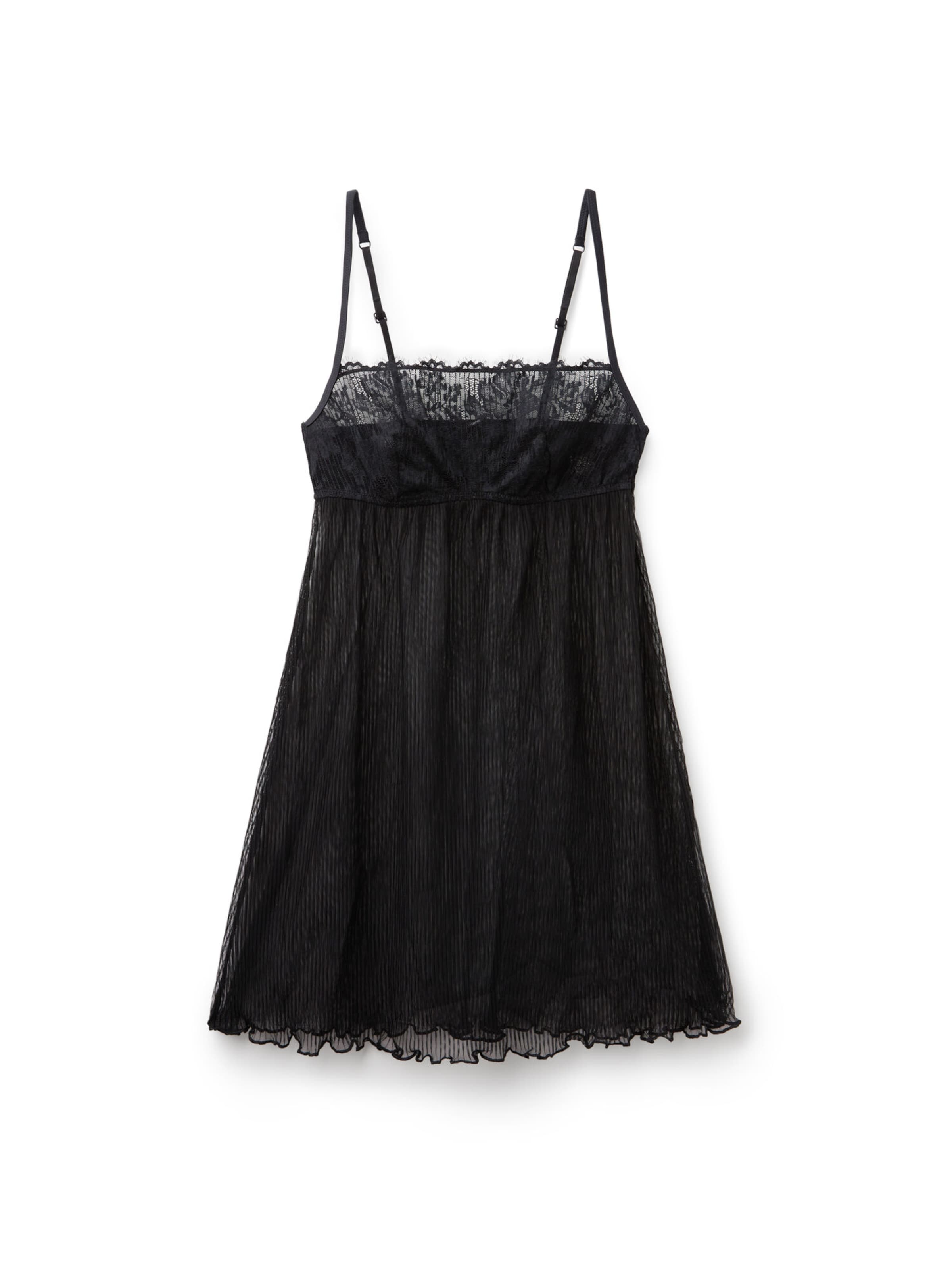 Tezenis Negligee in Black: front