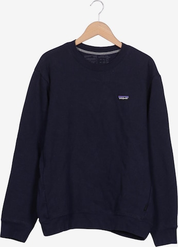 PATAGONIA Sweatshirt & Zip-Up Hoodie in L in Blue: front