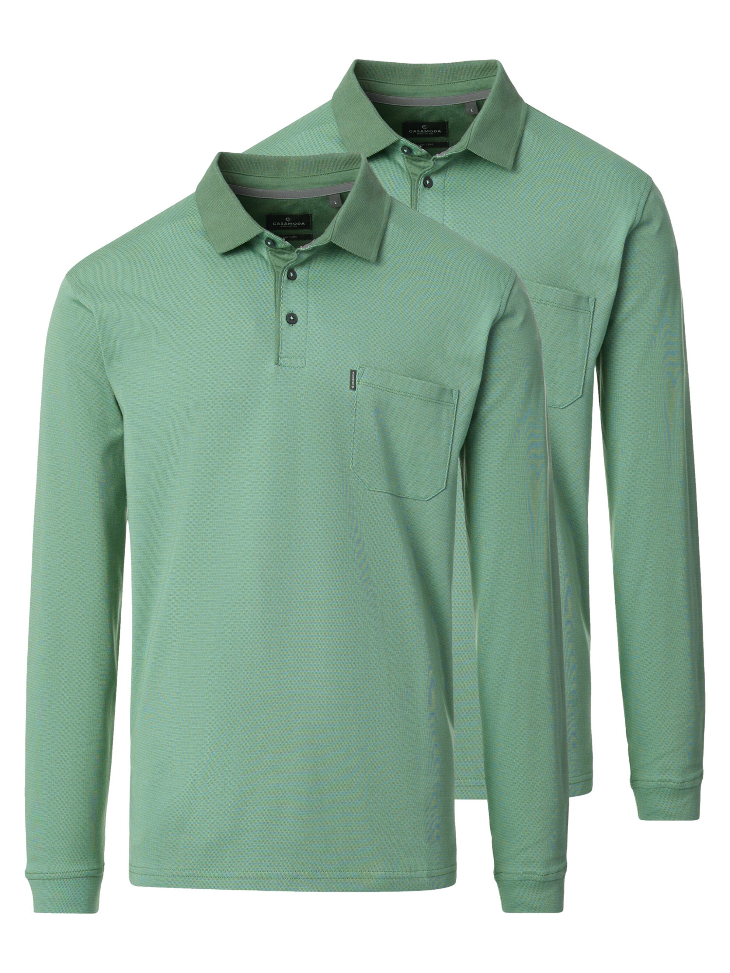 CASAMODA Shirt 'Basic'‌‌‌‌‌‌ in Grün: Vorderseite
