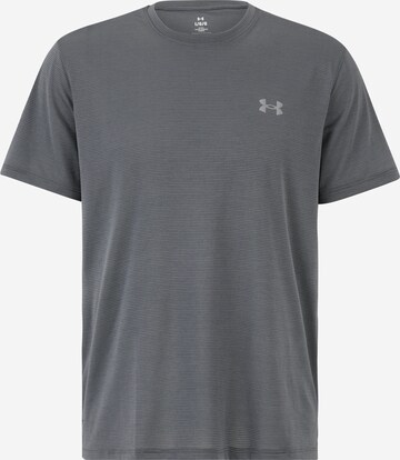 UNDER ARMOUR Performance shirt 'Launch' in Grey: front