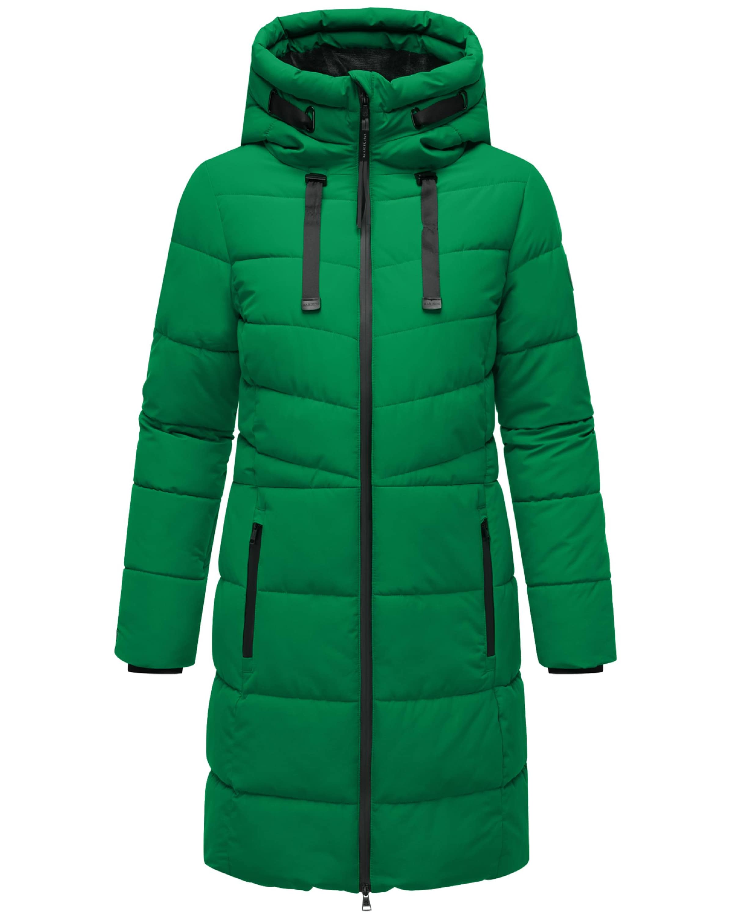 MARIKOO Winter Coat 'Natsukoo XVI' in Green: front