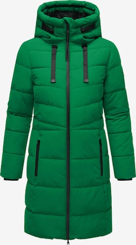 MARIKOO Winter coat 'Natsukoo XVI' in Green: front