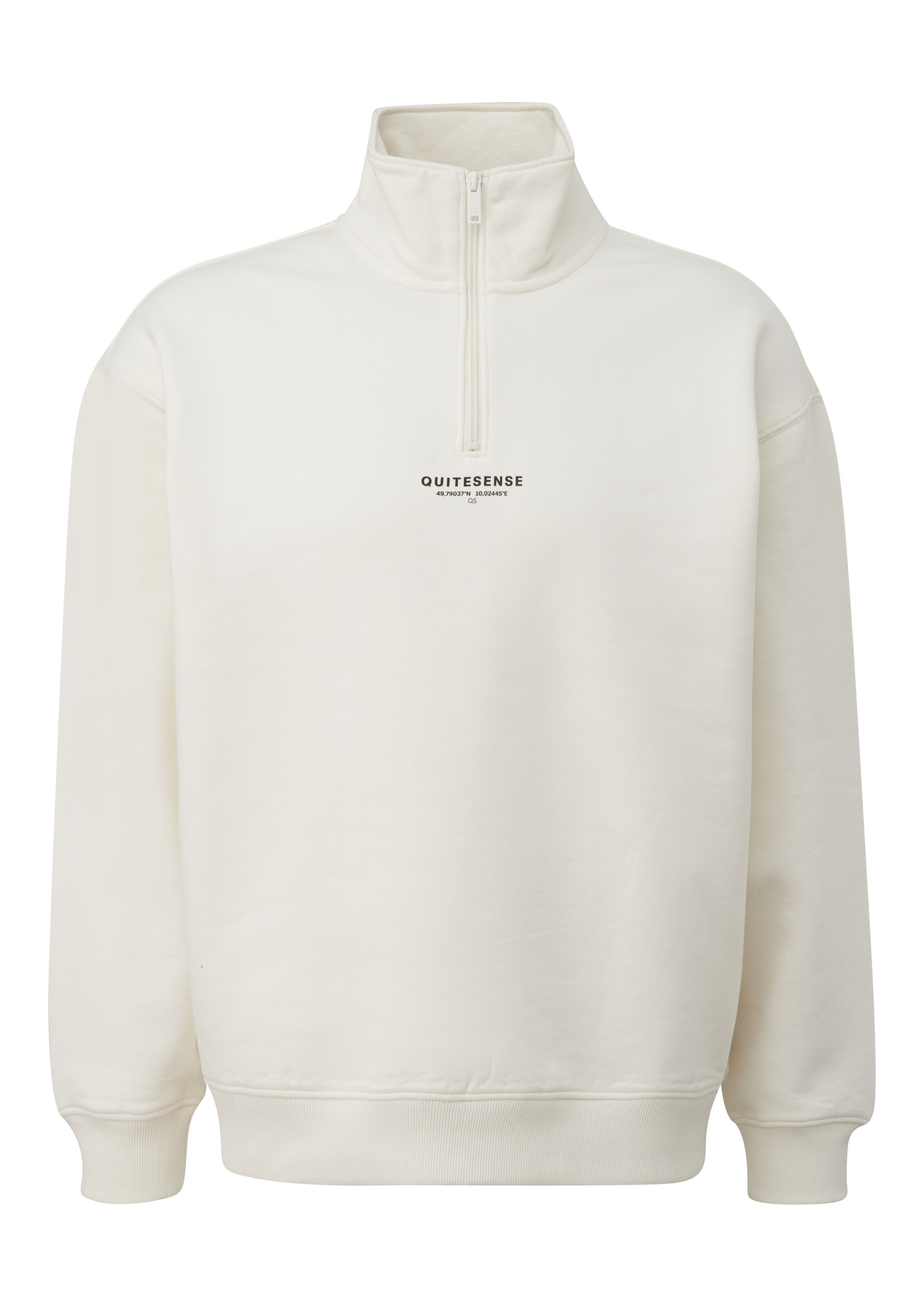 QS Sweatshirt in Beige: Vorderseite