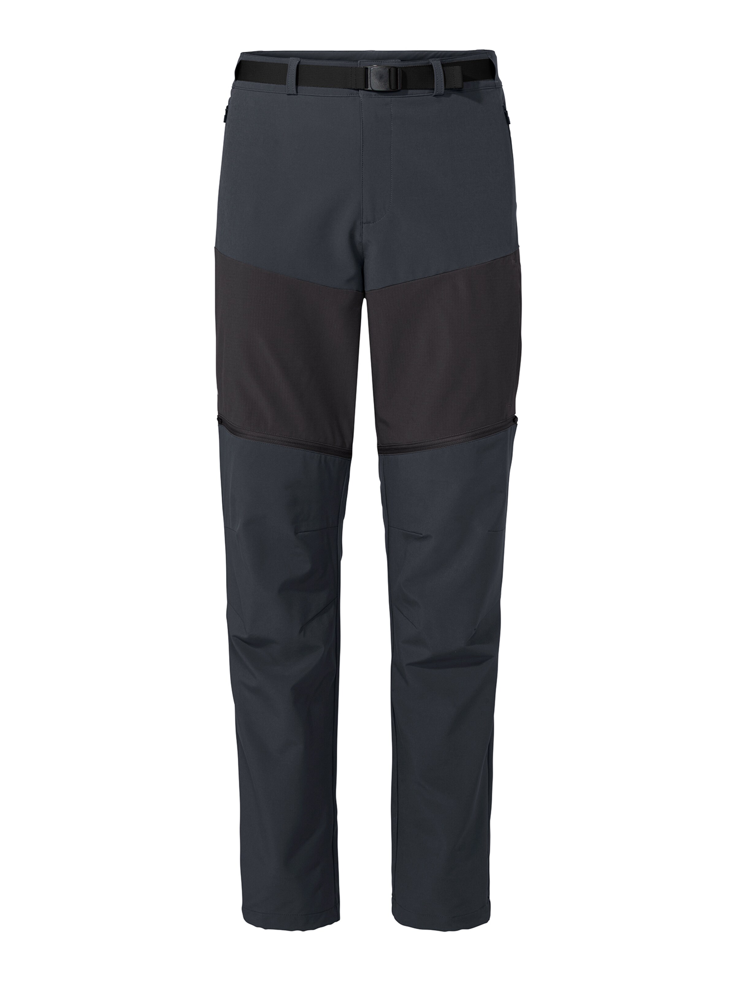 VAUDE Slim fit Outdoor trousers 'Elope' in Grey: front