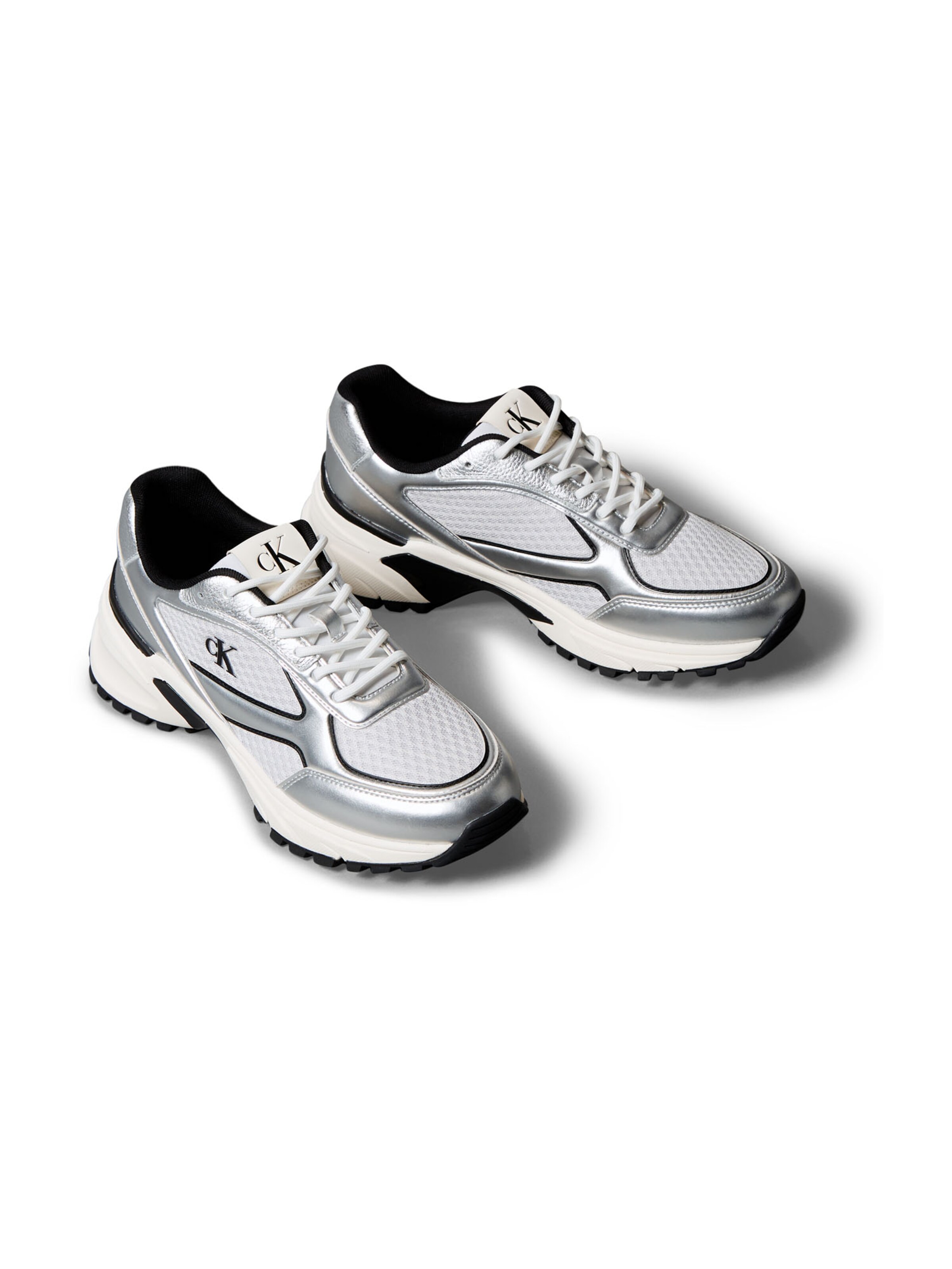 Calvin Klein Низкие кроссовки в Серебристый