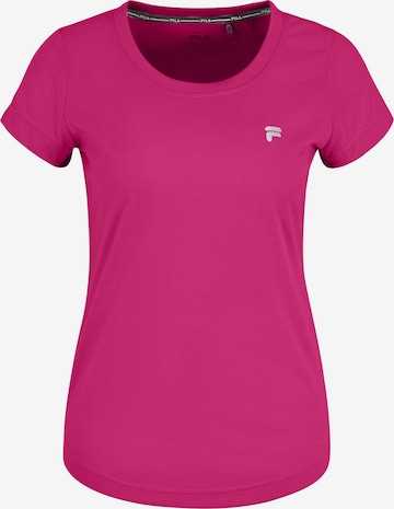 FILA - Camisa 'RAHDEN' em rosa: frente