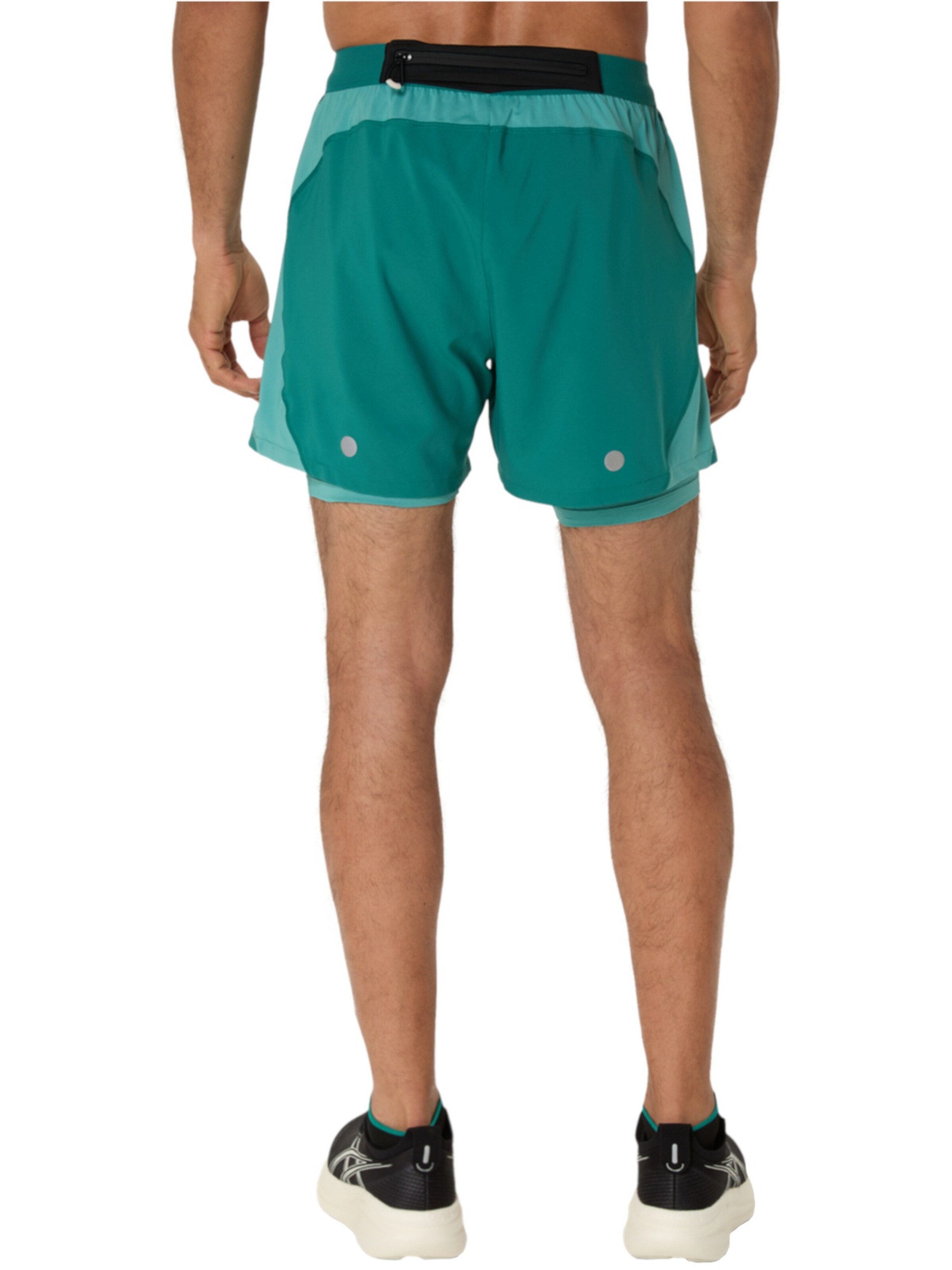 ASICS Regular Sporthose 'Road'‌‌‌‌‌‌ in Grün