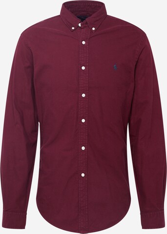 Camicia di Polo Ralph Lauren in rosso: frontale