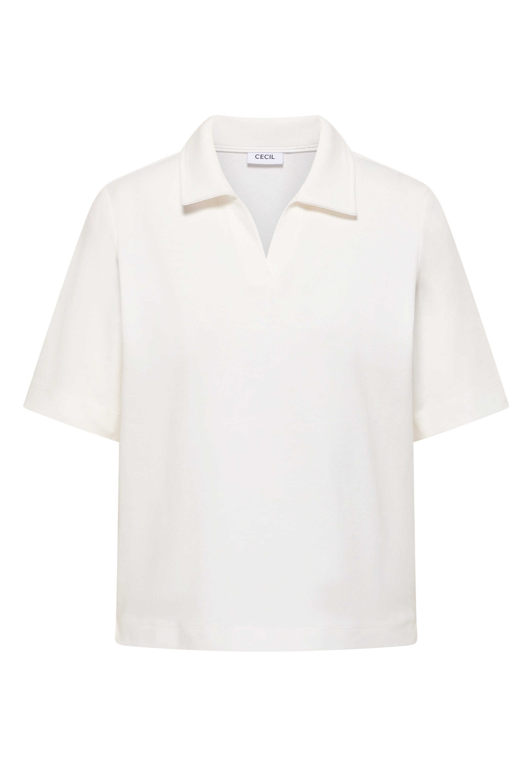 CECIL Poloshirt in Weiß: Vorderseite