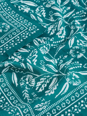 Seasalt Cornwall Scarf 'Sailor Square' in Blue