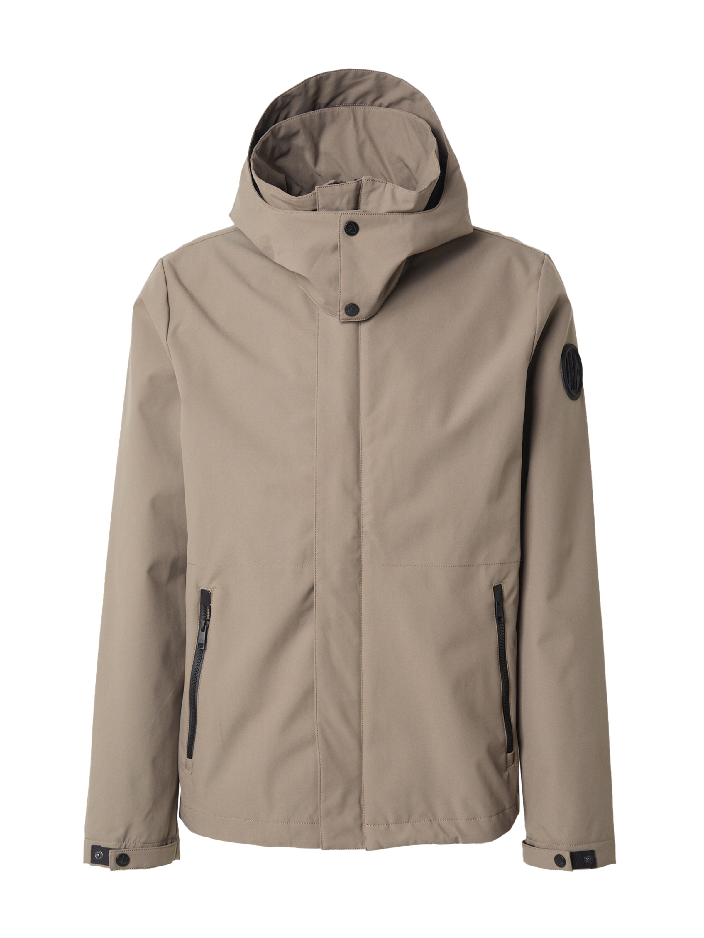 La Martina Преходно яке в кафяво: отпред