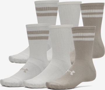 UNDER ARMOUR Athletic Socks 'Essential' in Brown: front