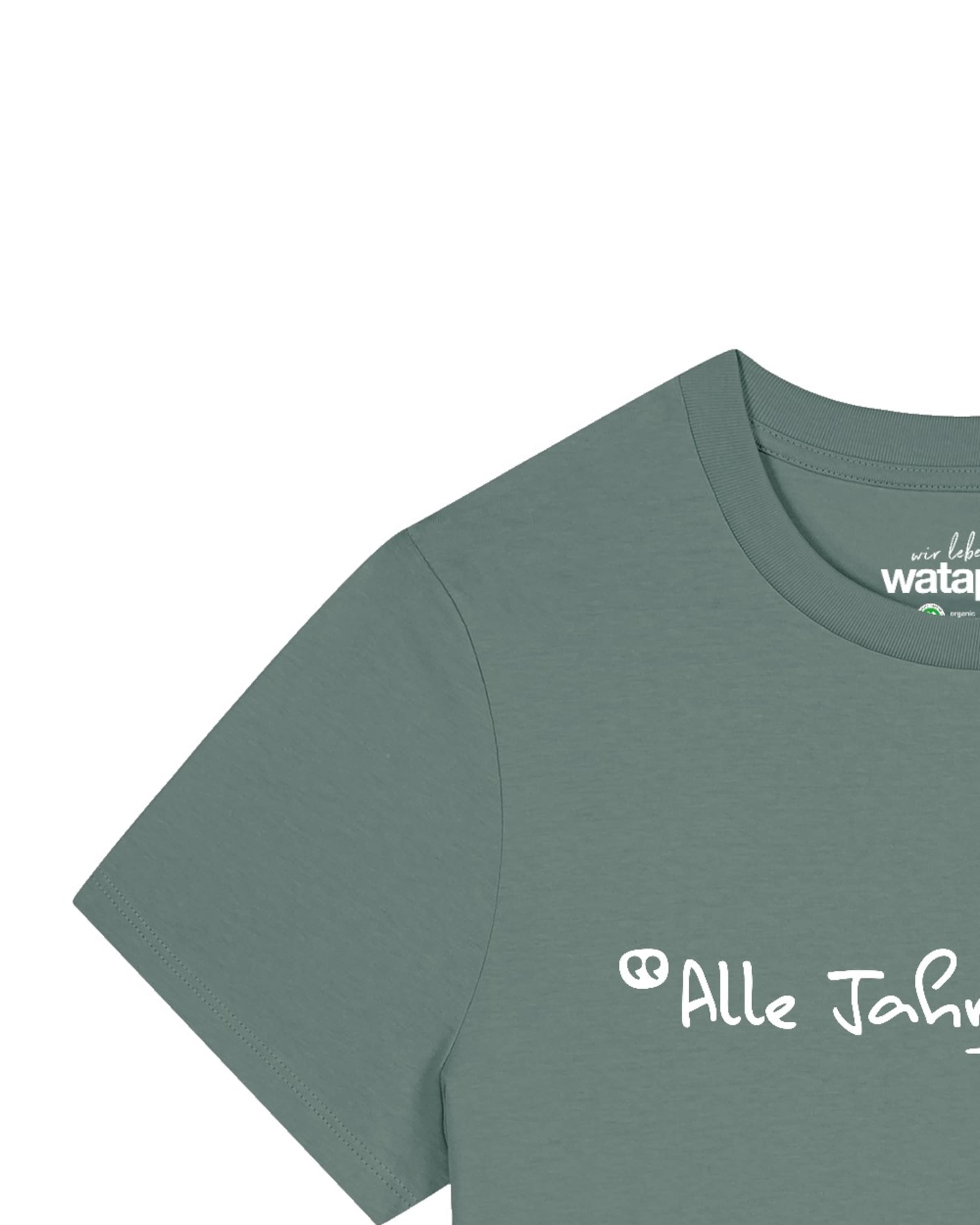 T-shirt 'Alle Jahre Wieder' Watapparel en vert