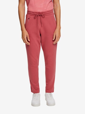 Effilé Pantalon ESPRIT en rose : devant