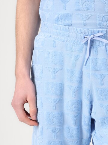 Carlo Colucci Regular Trousers 'Egarter' in Blue