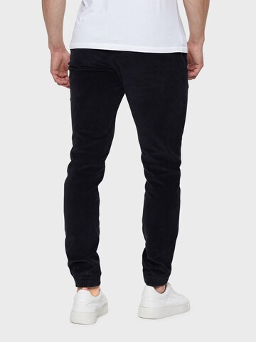 Threadbare Tapered Hose 'Roy Cord 8W' in Schwarz
