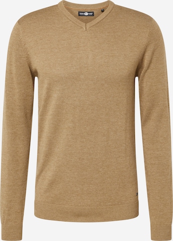 Pull-over 'Alton' Petrol Industries en beige : devant