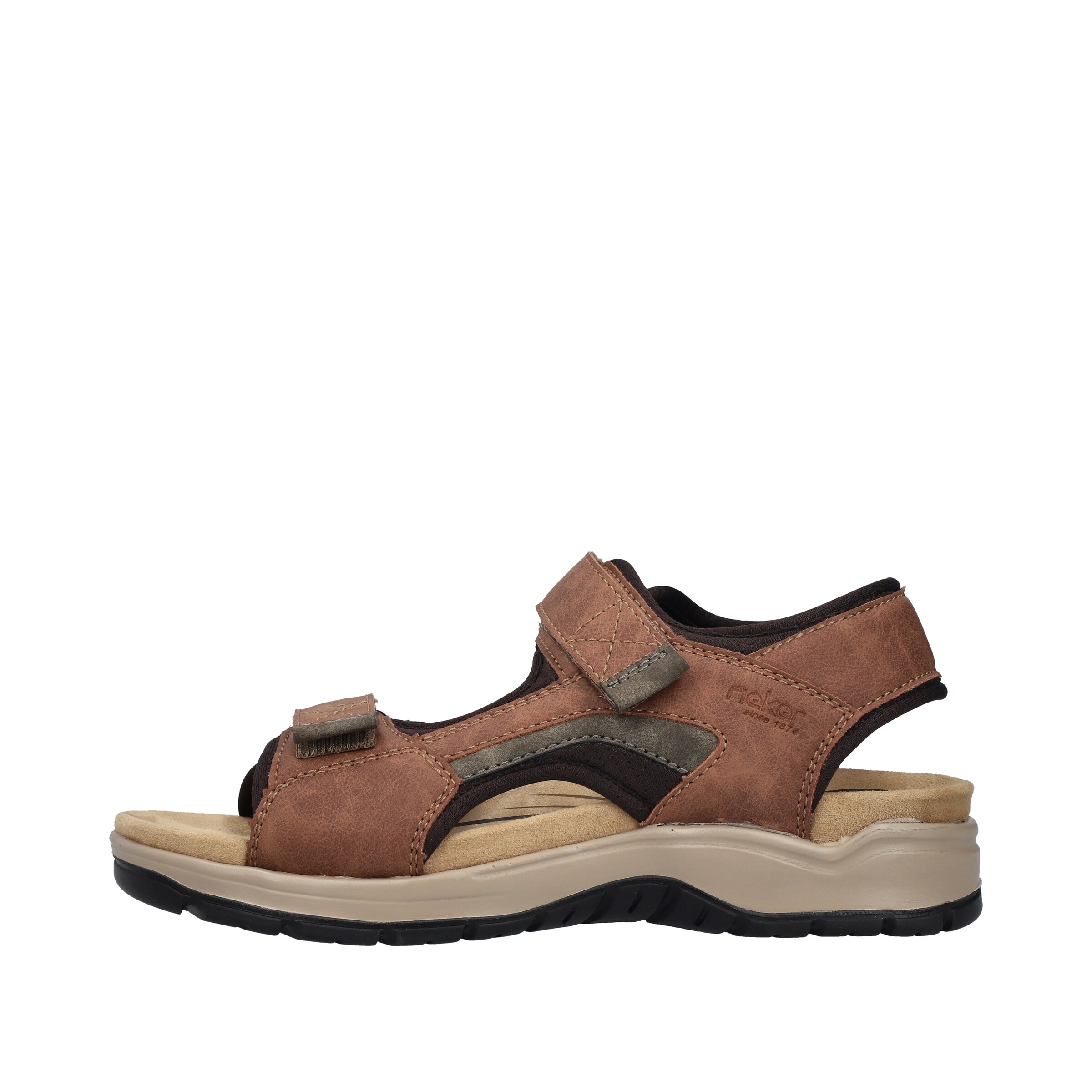 Rieker Trekkingsandale in Braun: Vorderseite