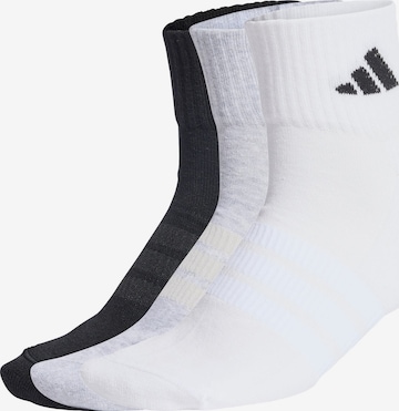 ADIDAS PERFORMANCE Sports socks 'Ess' in Grey: front