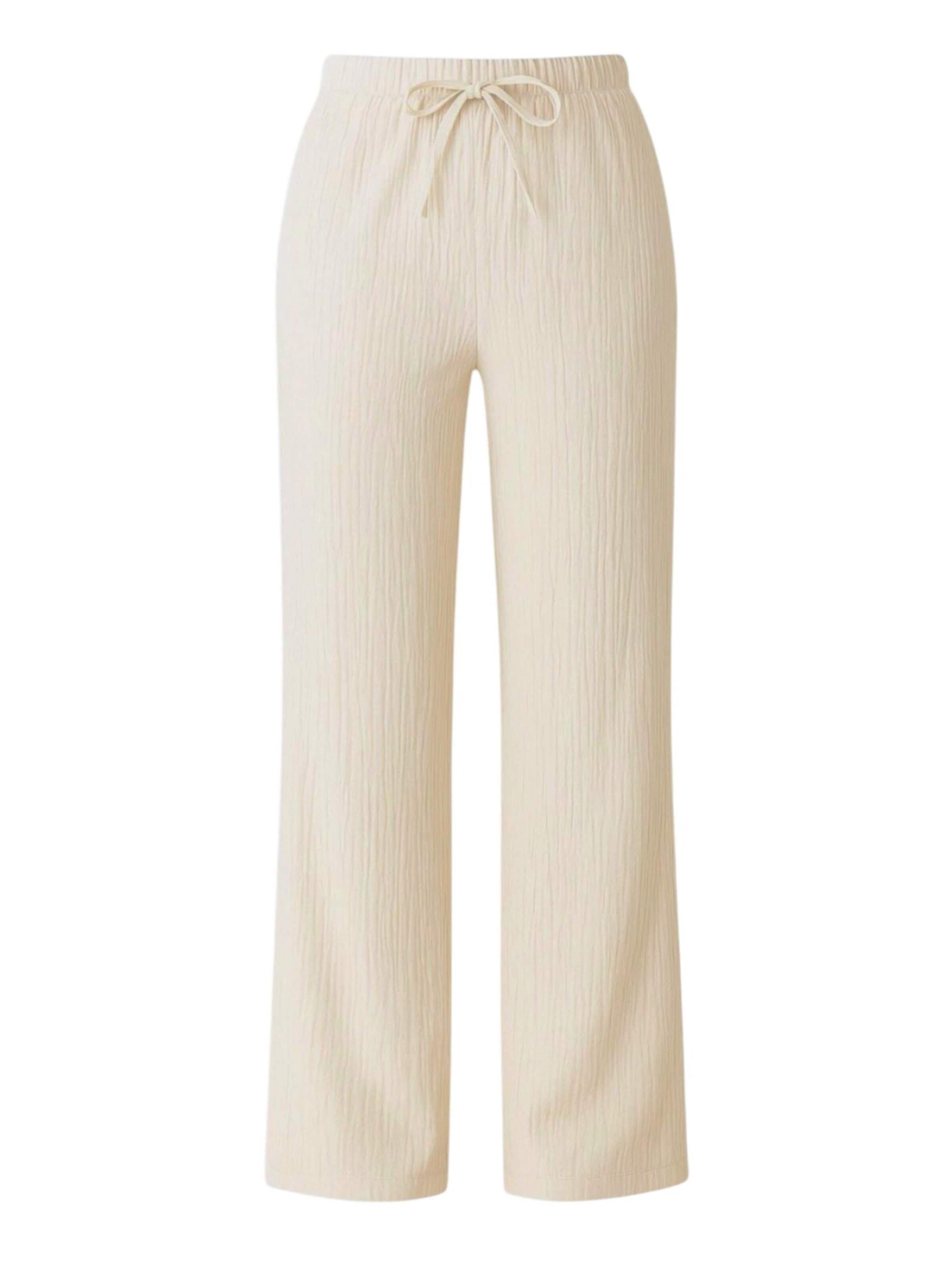 Pantalon 'ALARA' fashionshowcase en beige : devant