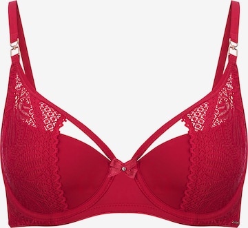 Invisible Soutien-gorge Marc & André en rouge : devant