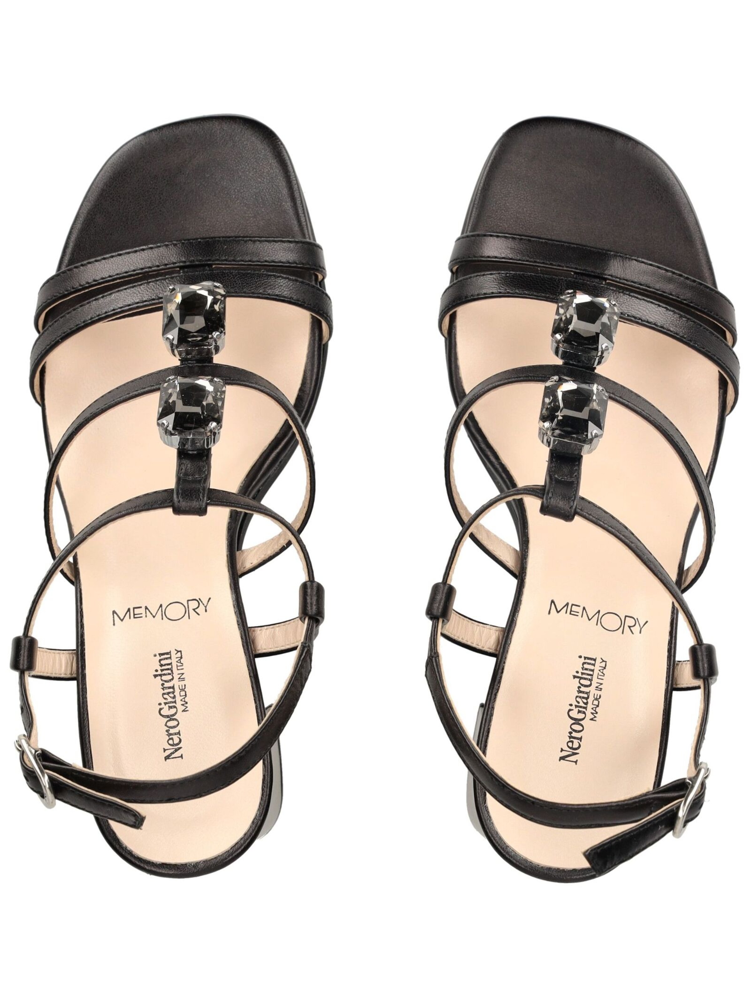 Sandales à lanières Nero Giardini en noir
