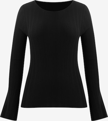 Pulover de la Imily Bela pe negru: față