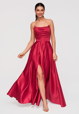 Robe de soirée 'LA-OM-DLR352' Ombre en rouge