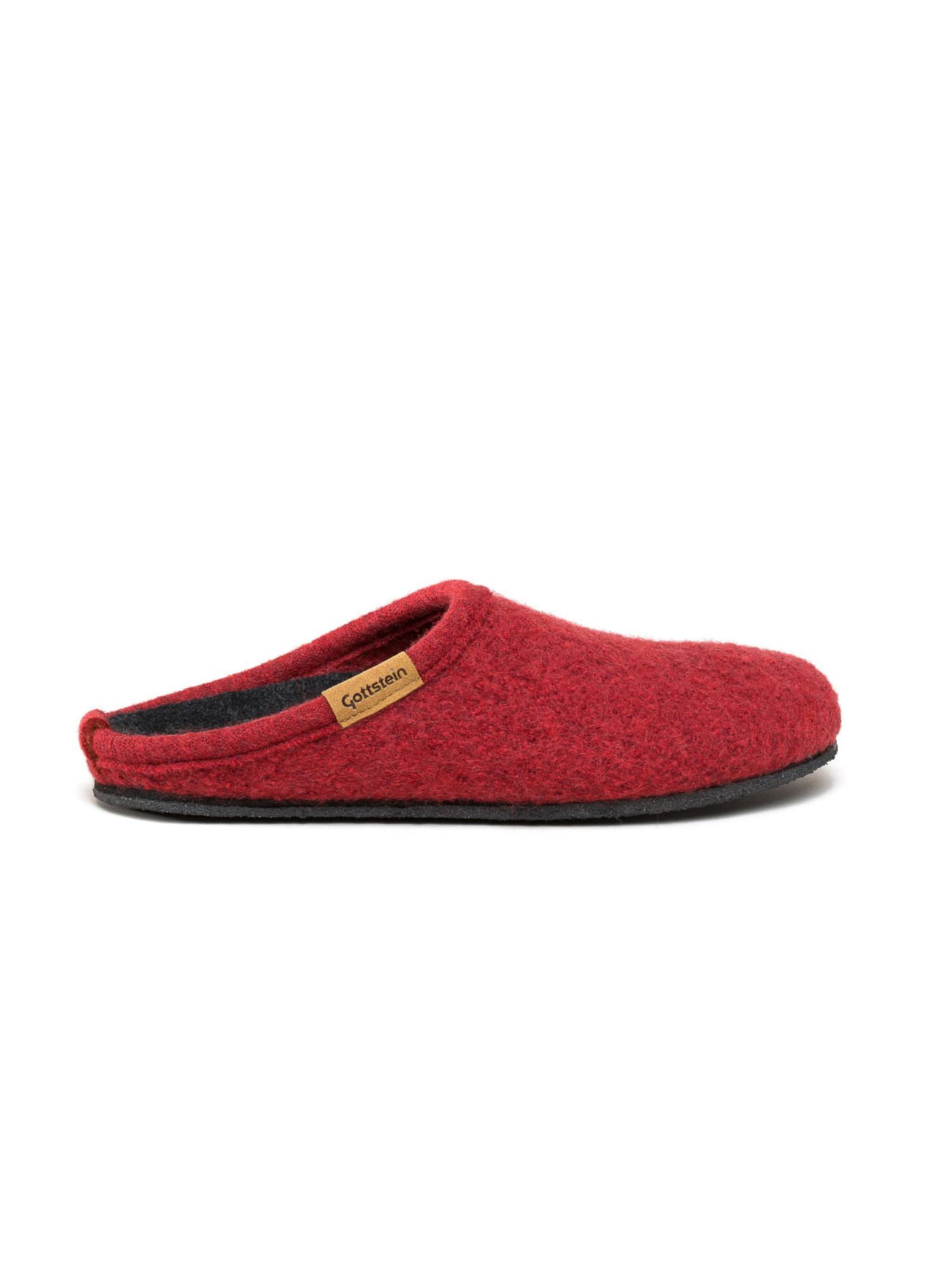 Gottstein Hausschuh 'Walkpantoffel ALP- COMFORT-FE'‌‌‌‌‌‌ in Rot
