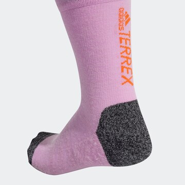 Chaussettes de sport ADIDAS TERREX en violet