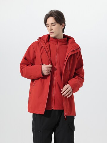 YOUTHUP Funktionsjacke 'Verbindung'‌‌‌ in Rot