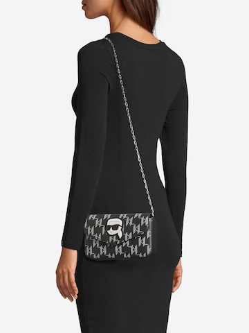 Karl Lagerfeld - Bolso de hombro 'Ikonik 2.0' en negro