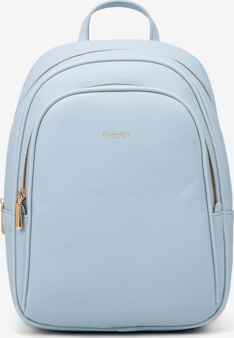 Zaino 'Zaino Donna Vegan Leather con Zip e Tasche - Diana & Co Firenze' di Diana&Co. in blu: frontale