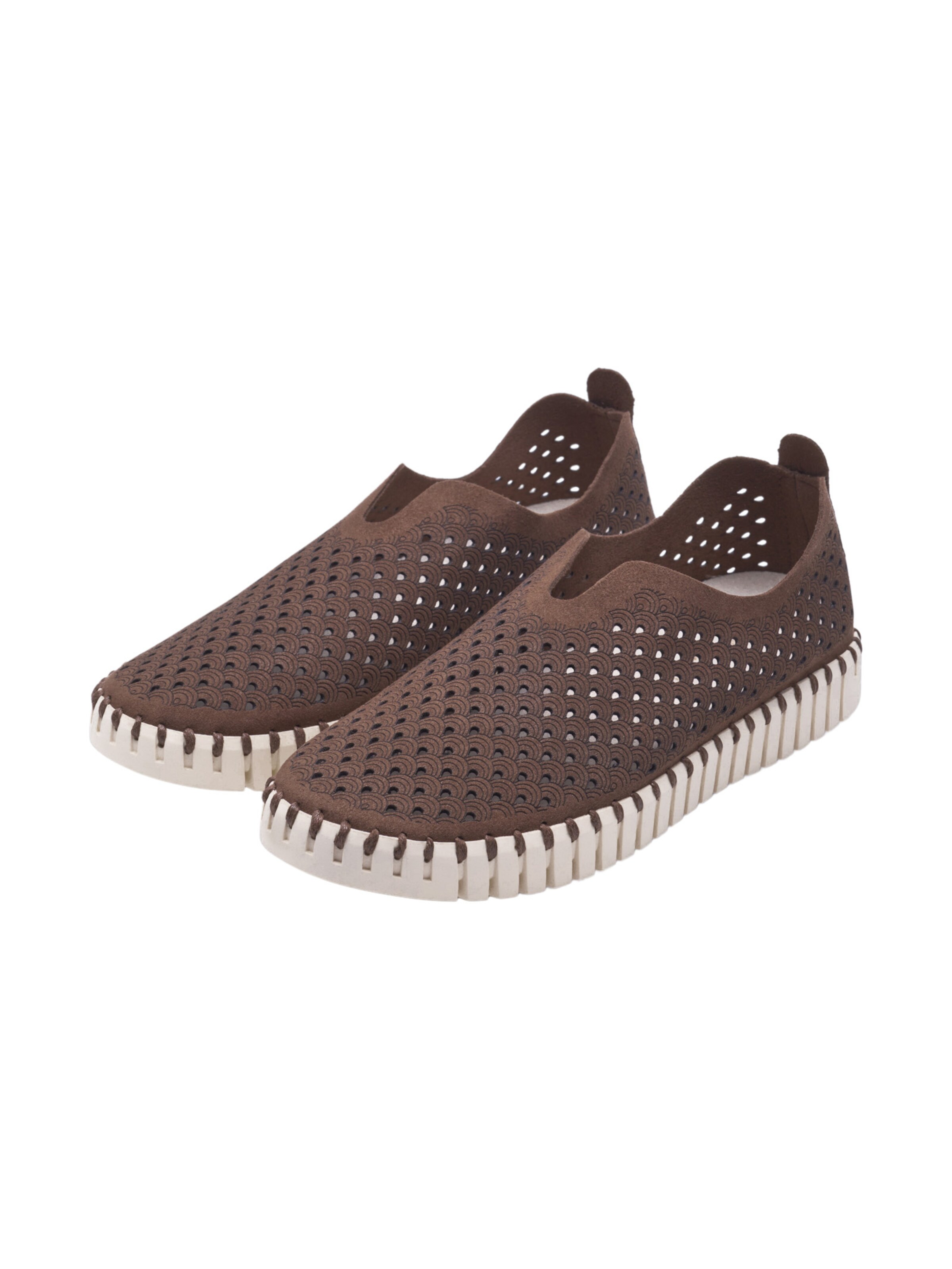ILSE JACOBSEN Slip-Ons 'Tulip3275' in Brown: front
