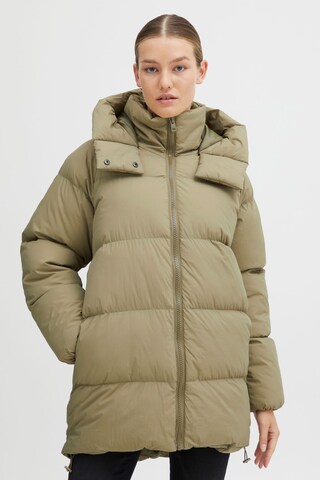 Oxmo - Abrigo de invierno 'Ellie' en verde: frente