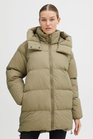 Oxmo Winter Coat 'Oxelie' in Green: front