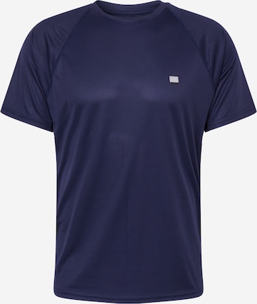 T-Shirt fonctionnel 'Train Active' Superdry en bleu : devant