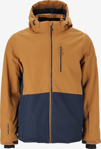 Whistler Athletic Jacket 'Drizzle' in Brown: front