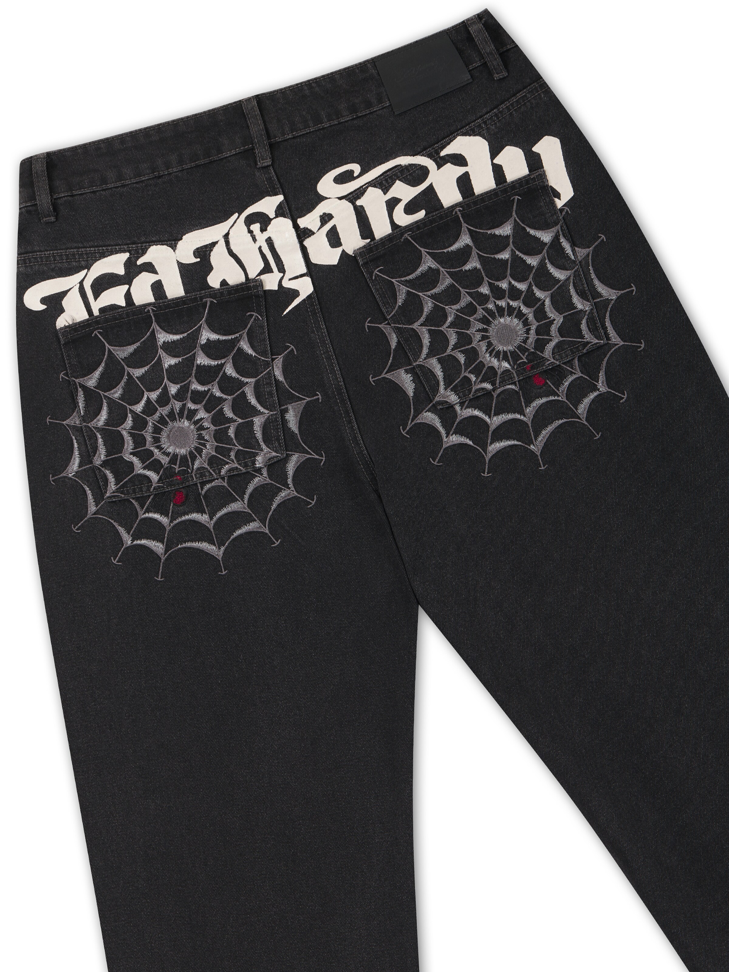 Ed Hardy Baggy Jeans i svart