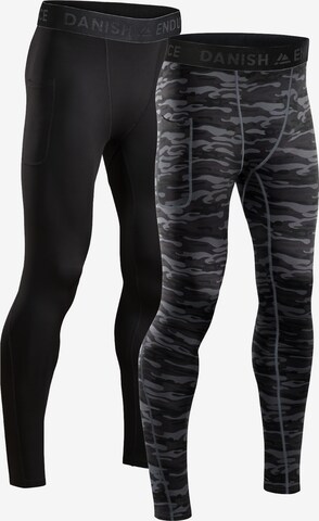 DANISH ENDURANCE Regular Sporthose 'Compression Tights' in Grau: predná strana