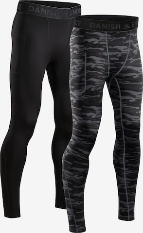 DANISH ENDURANCE Sporthose 'Compression Tights' in Schwarz: Vorderseite