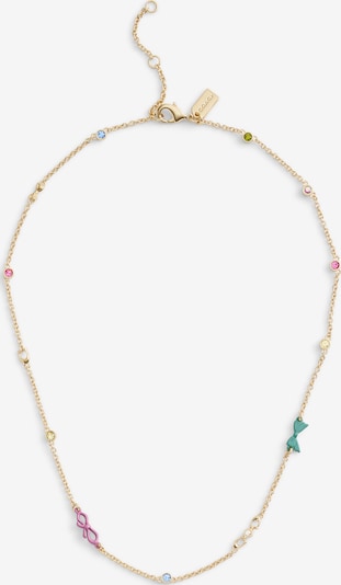 Grandinėlė iš COACH, spalva – žalsvai mėlyna / Auksas / smaragdinė spalva / rausvai raudona, Prekių apžvalga