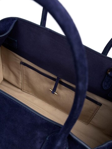 L37 HANDMADE SHOES Håndtaske 'BON VOYAGE' i blå