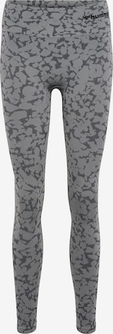 Hummel Skinny Sporthose in Grau: predná strana