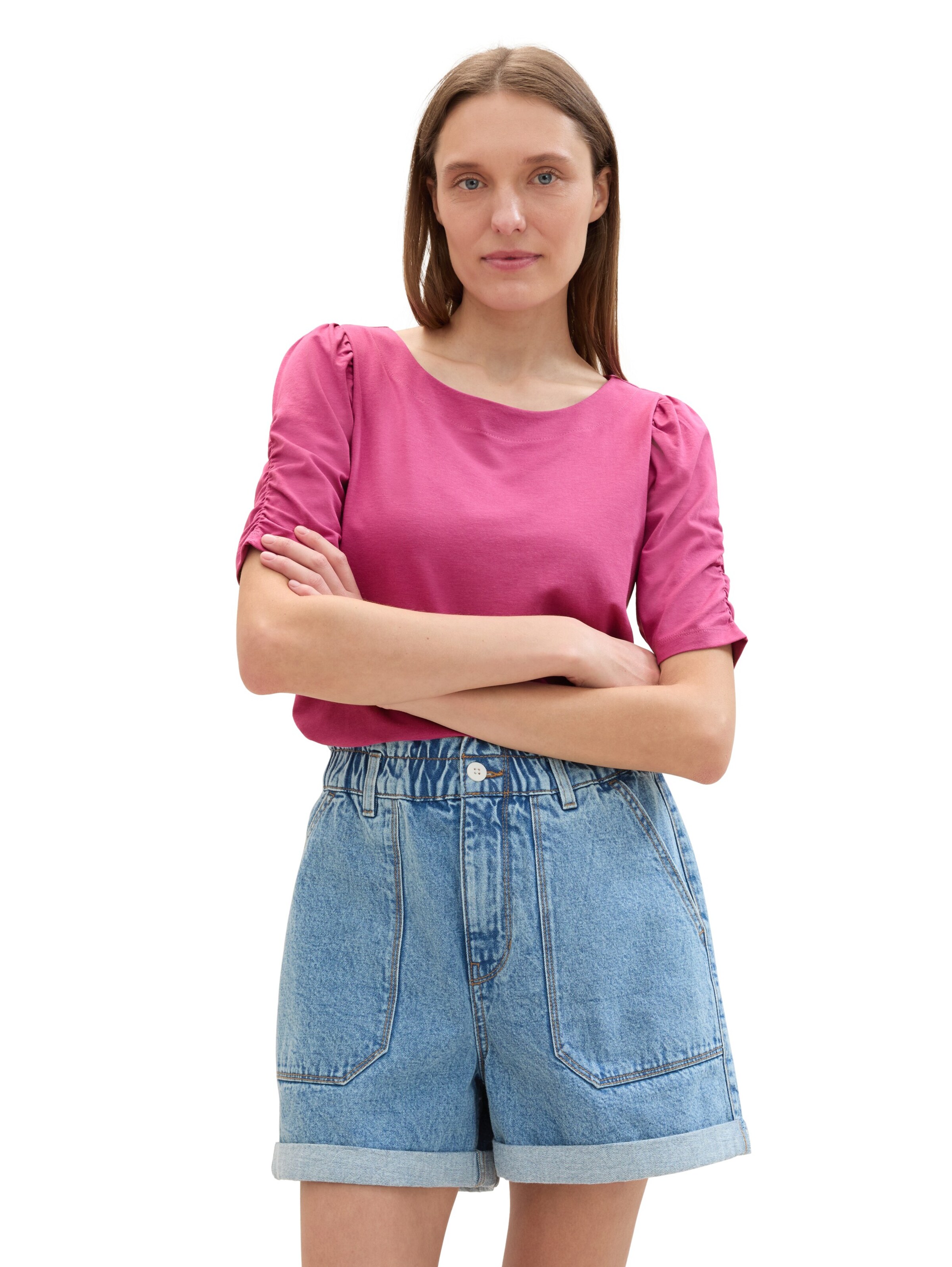 TOM TAILOR Shirt in Pink