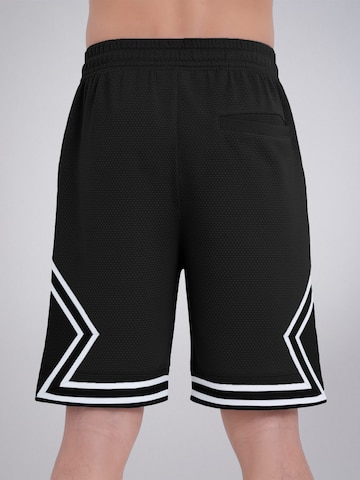 PANTONECLO Boardshorts 'Pantoneclo Men’s Gym Shorts with Side Gaset' in Zwart