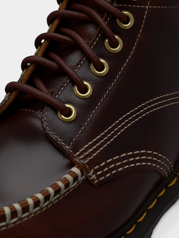 Dr. Martens Μπότες με κορδόνια 'Lowell' σε καφέ