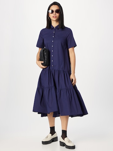 Emily Van Den Bergh Shirt Dress in Blue