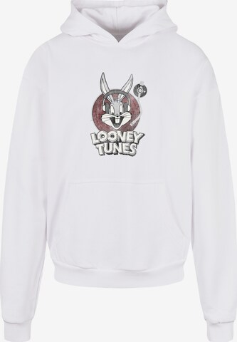 Sweat-shirt 'Looney Tunes Bugs Bunny' F4NT4STIC en blanc : devant